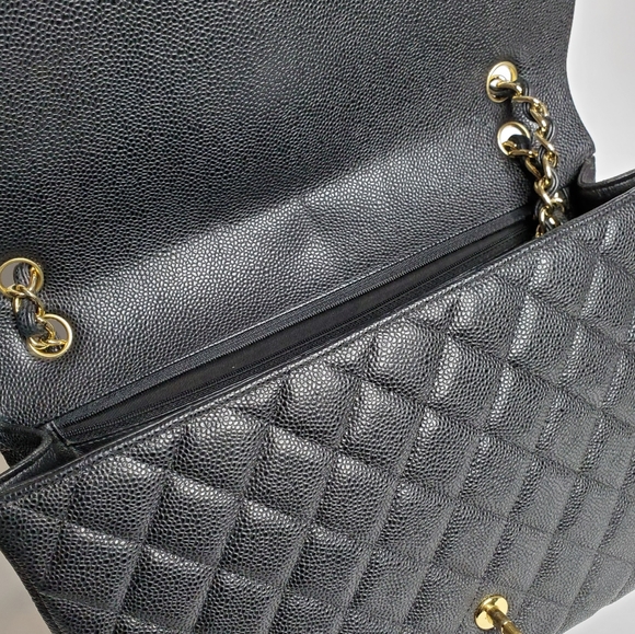 Chanel Maxi Single Flap Caviar Ghw - Picture 12 of 12